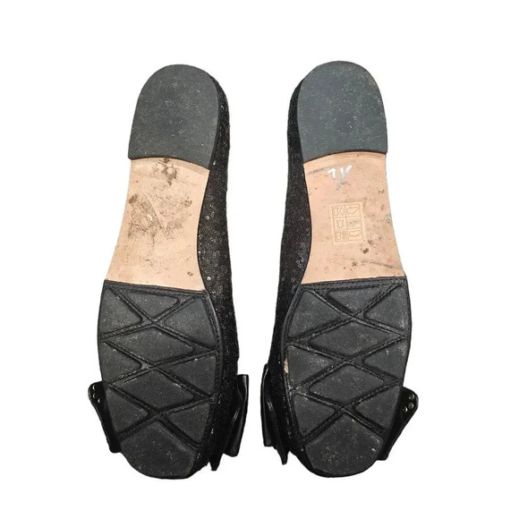 Tory Burch Sequin Divine Bow Flat Ballerina Driver Size 7‎ - Picture 8 of 9